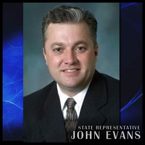 This term will be the last for 5th District Rep. <b>John Evans</b>. - 484419_G
