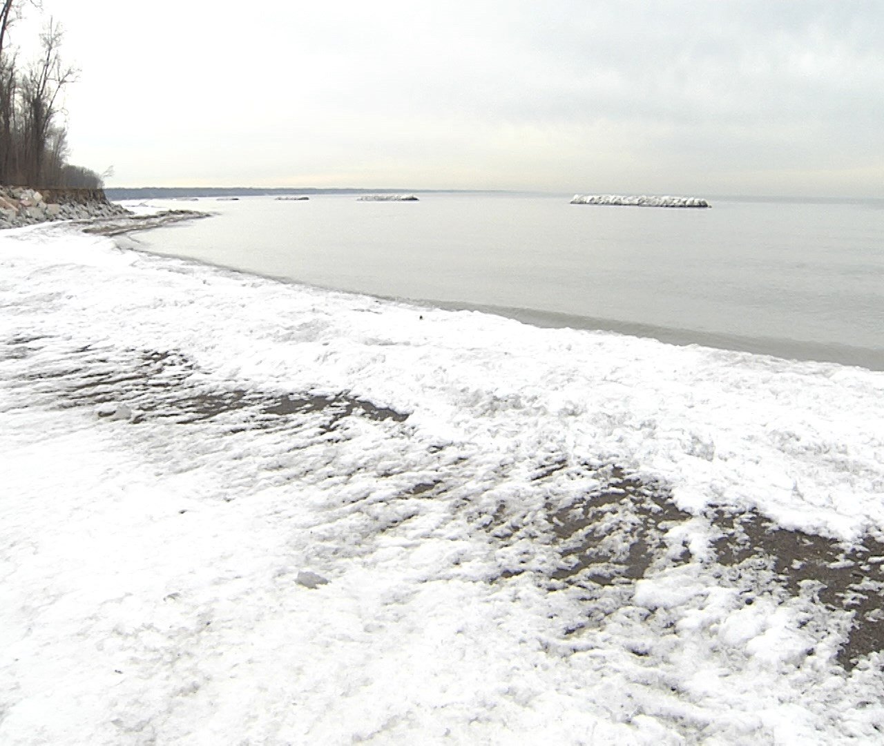 Lake Erie Nearly Ice Free