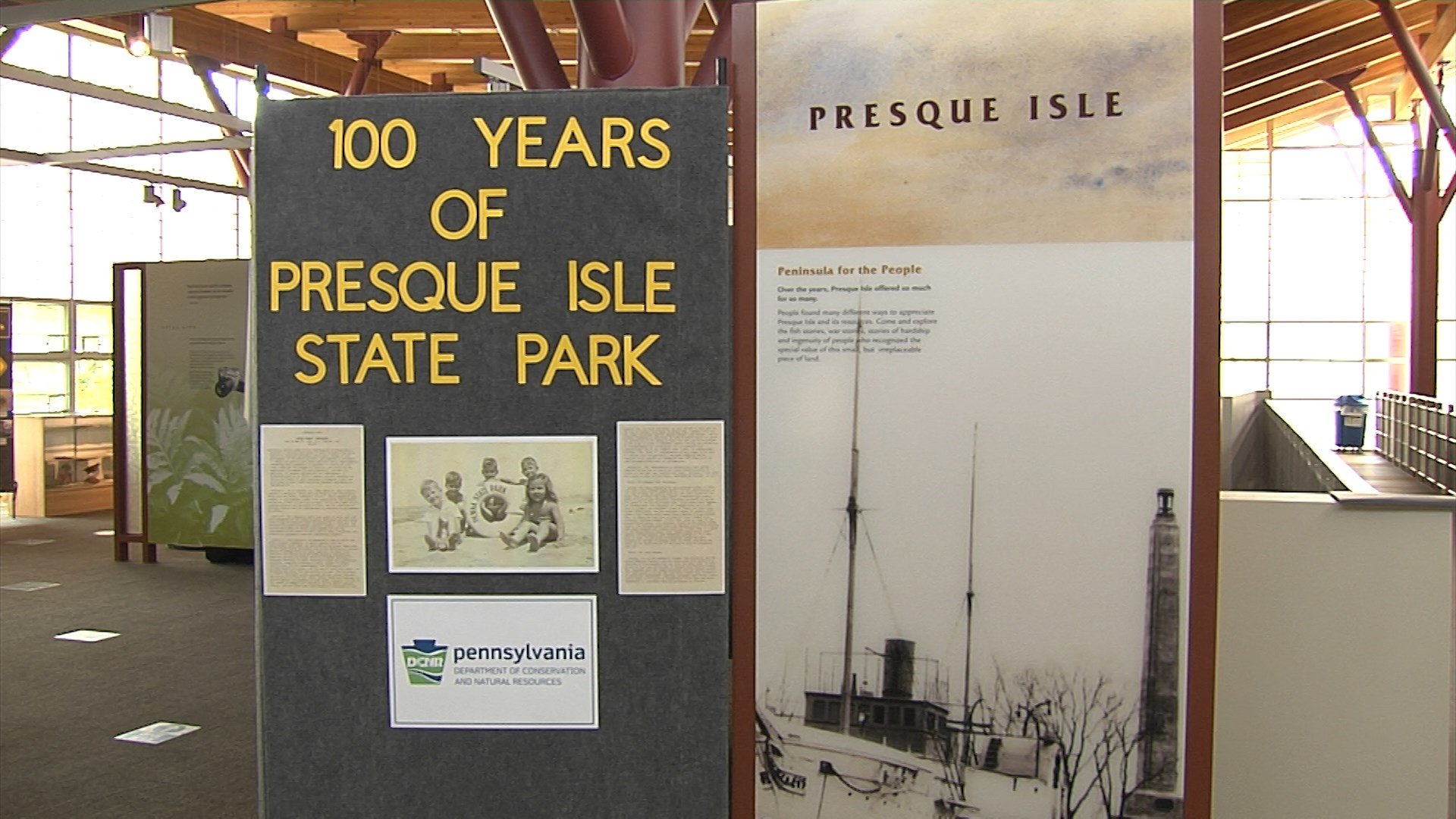 New Exhibit at Tom Ridge Environmental Center Highlights 100 Years of Presque Isle