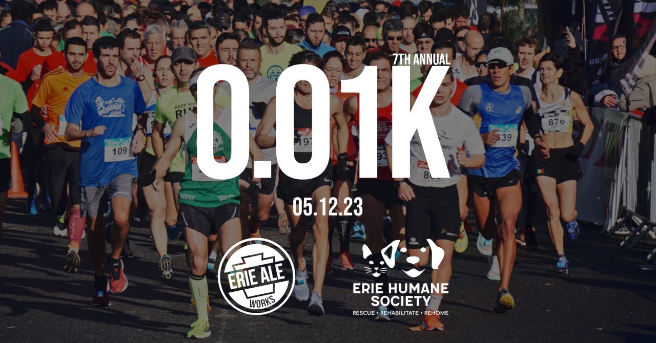 Erie Ale Works to Host 7th Annual 0.01K Race Benefiting the Erie Humane Society