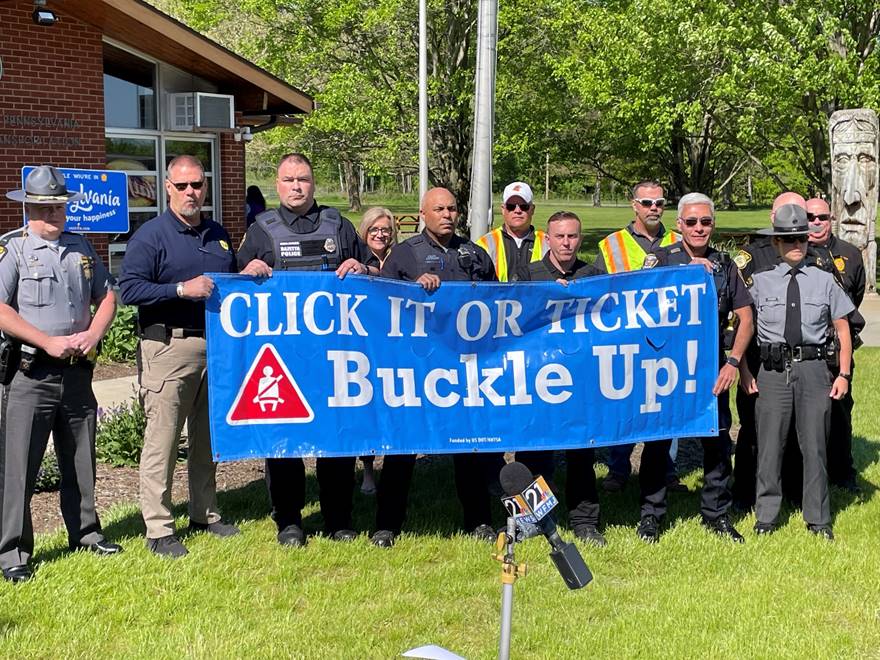 PennDOT, State Police Participating in 'Click It or Ticket' Enforcement