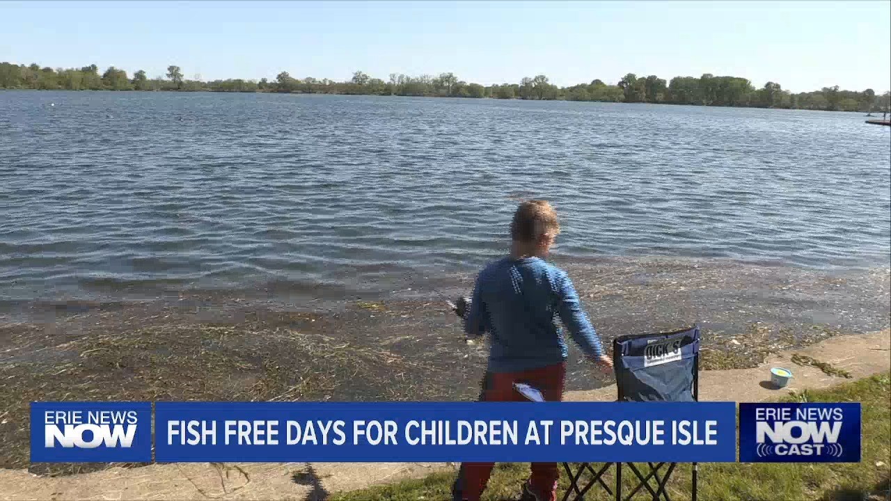 Kids Free Fishing Day at Presque Isle