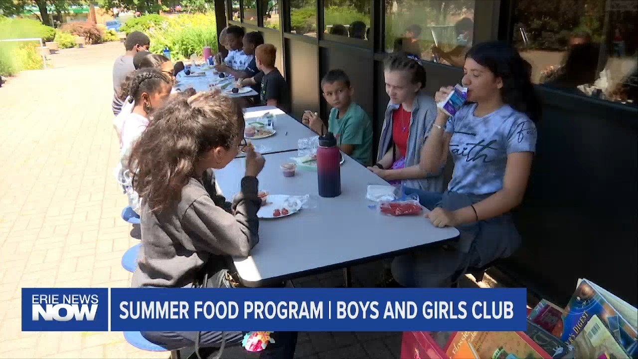 Boys and Girls Club Summer Meal Program For Kids