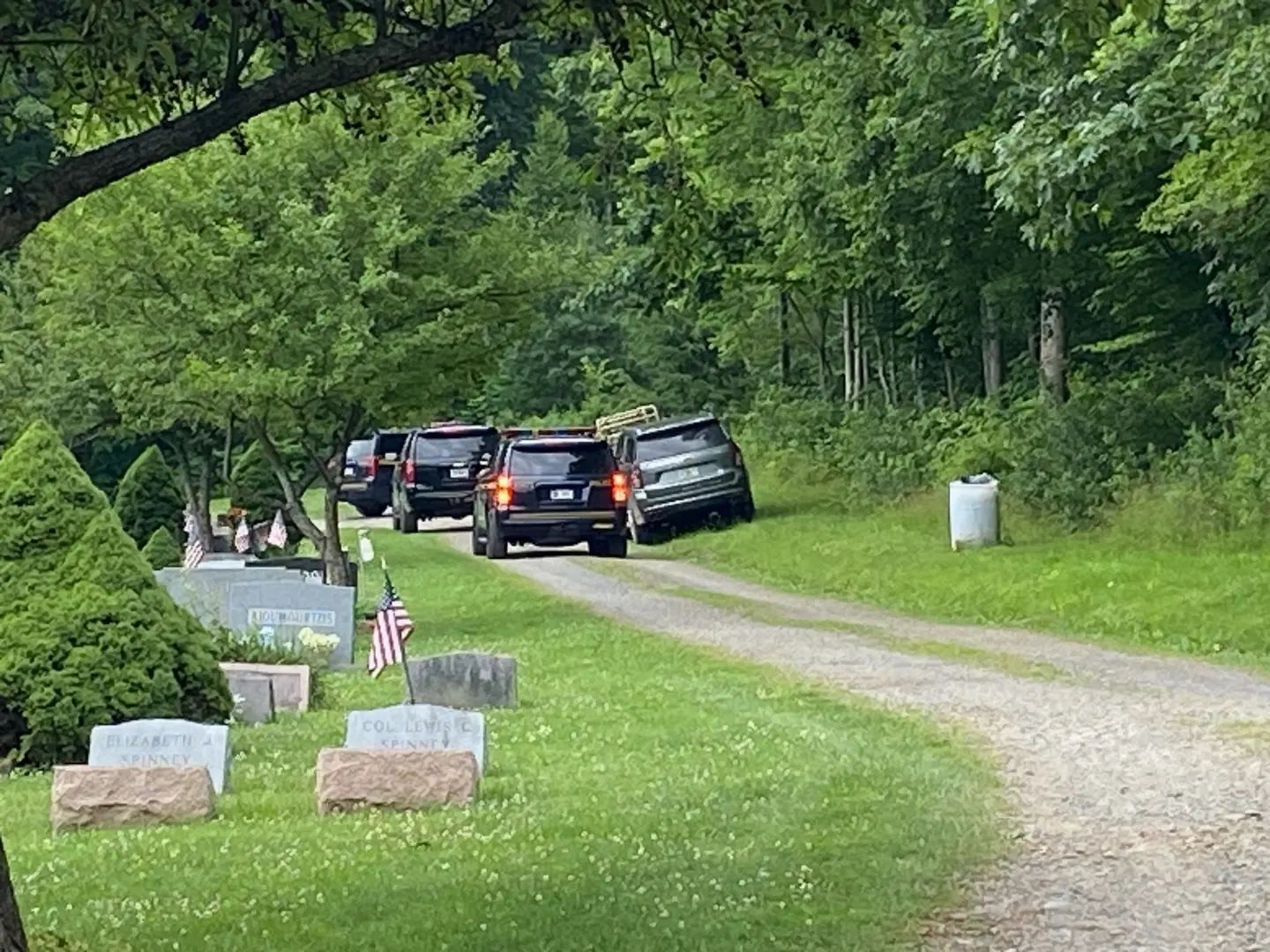 Search Crews Seen in Cemetery; Drone Reported Near Jail Before Michael Burham's Escape; Troopers Have Reason to Believe He is Armed