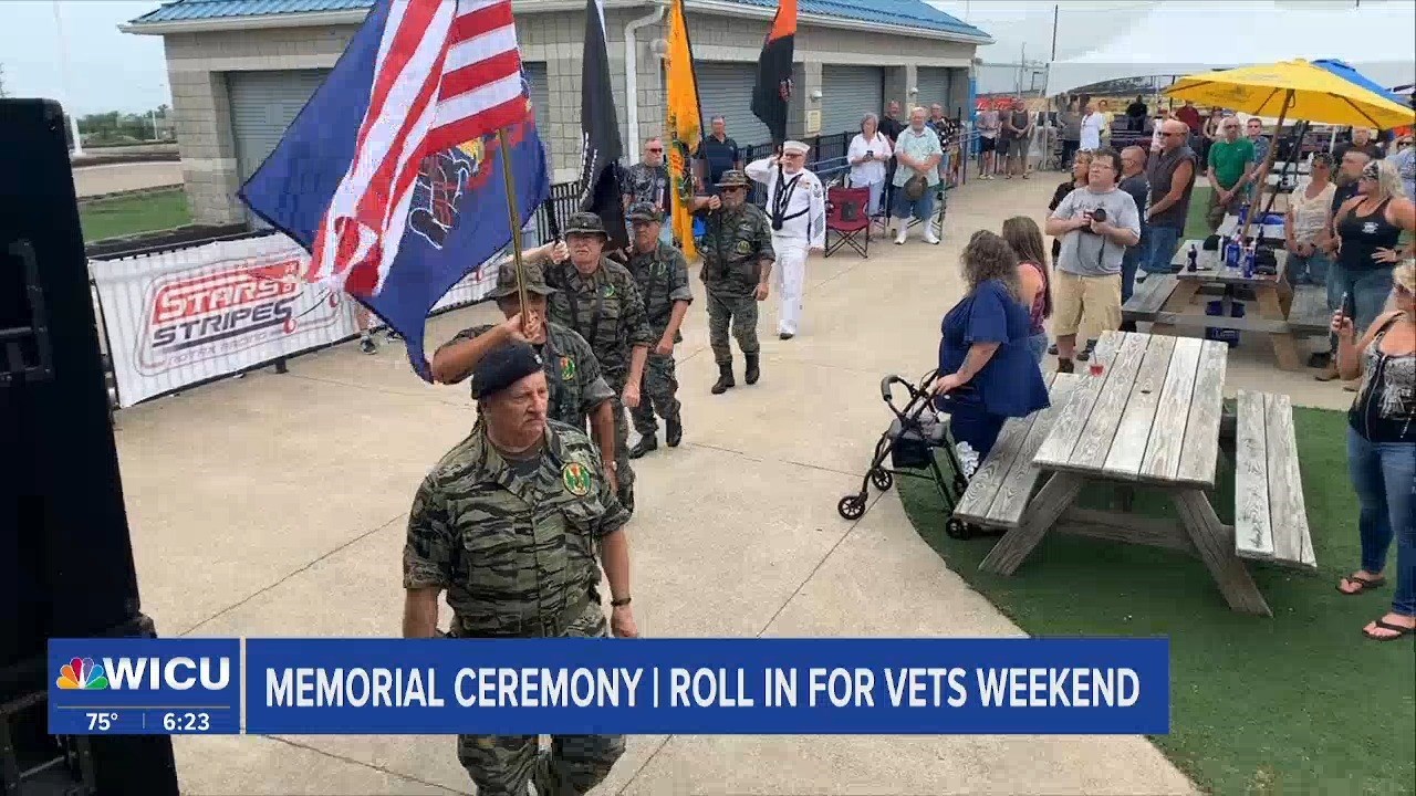 Memorial Service for Roll in for Vets Weekend