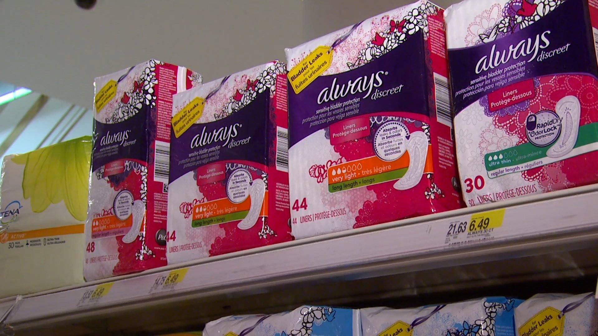 Legislation could put free period products on college campuses