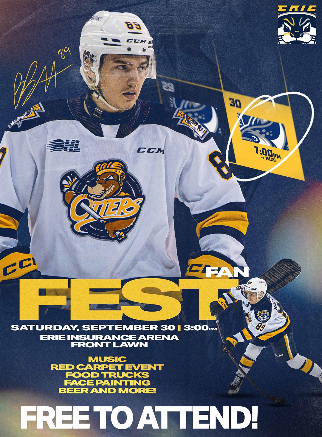 Erie Otters Home Opener is Saturday Night