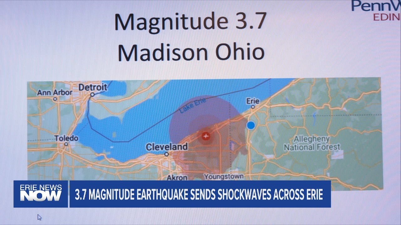 Nearby Earthquake Sends Shockwaves across Erie, Region