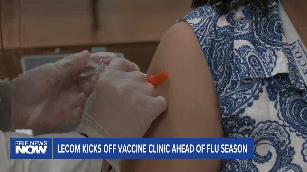 LECOM Hosts First Flu Vaccine Clinic of the Season