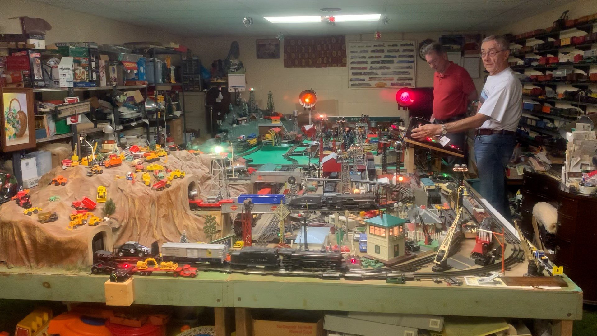 A Lifetime of Model Trains in One Room