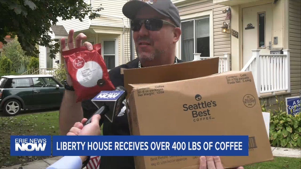 Liberty House Receives Over 400 Pounds of Coffee for Veterans