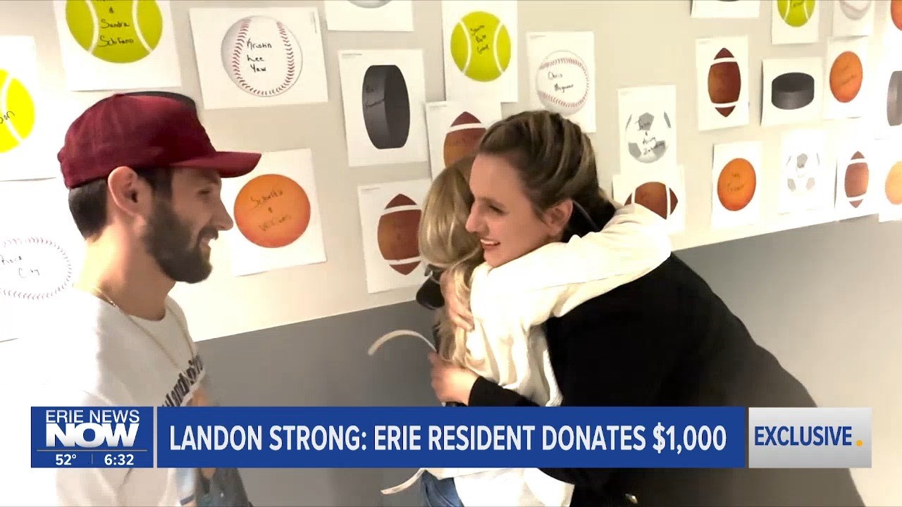 Landon Strong: Erie Resident Donates $1,000 to Tota Family