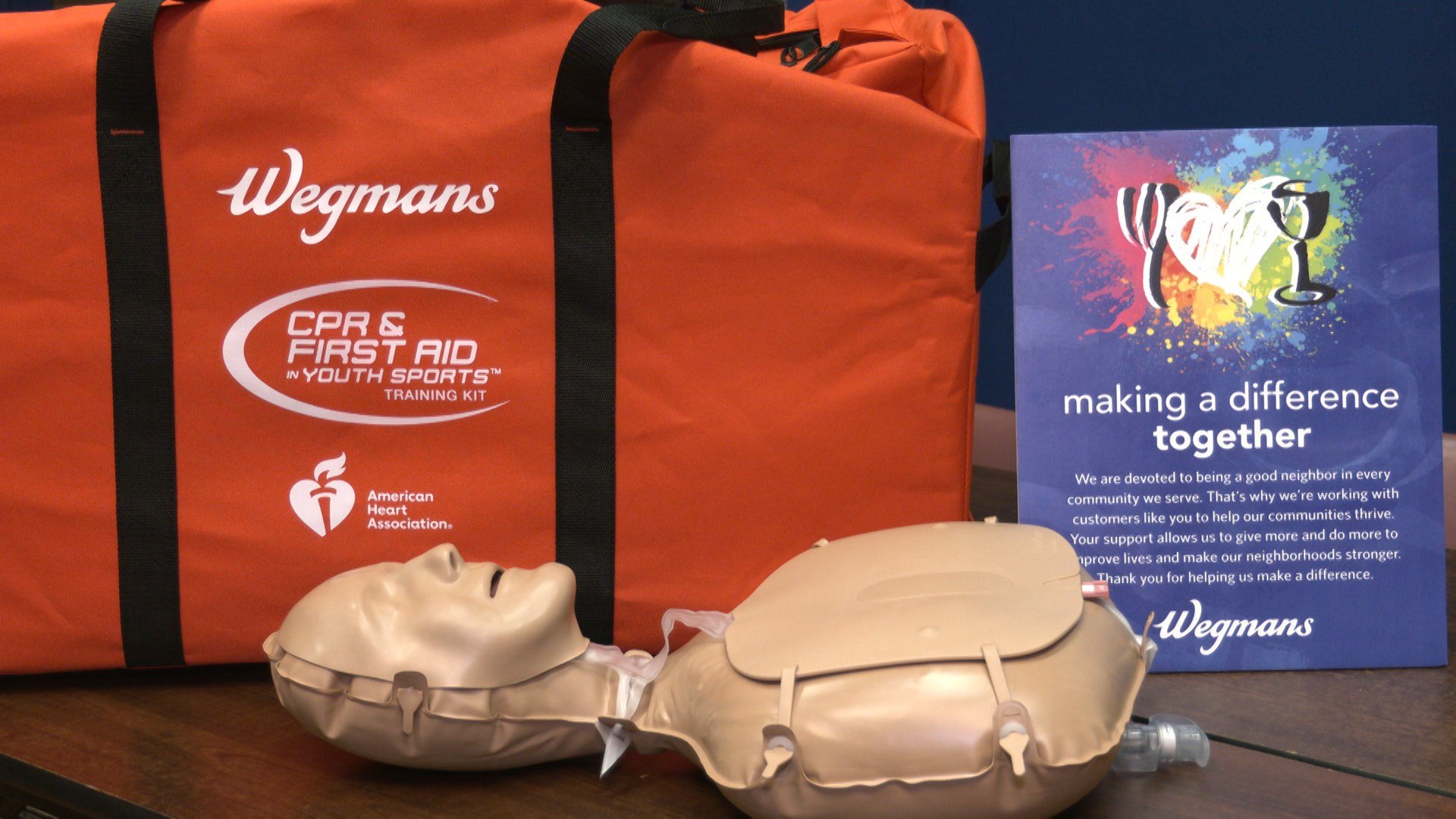 Wegmans, American Heart Association Donate CPR Training Kits to Local Organizations