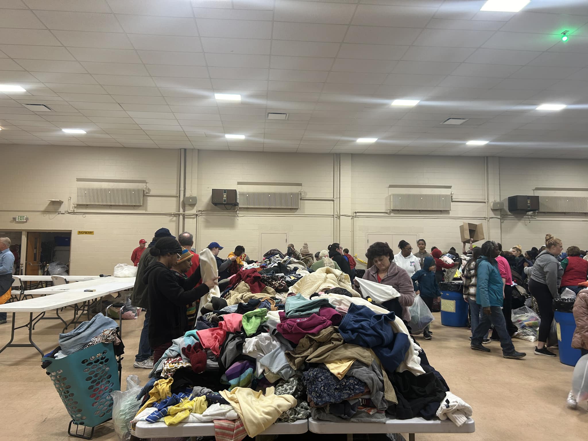 St. Paul's Center Hosts Clothing Distribution