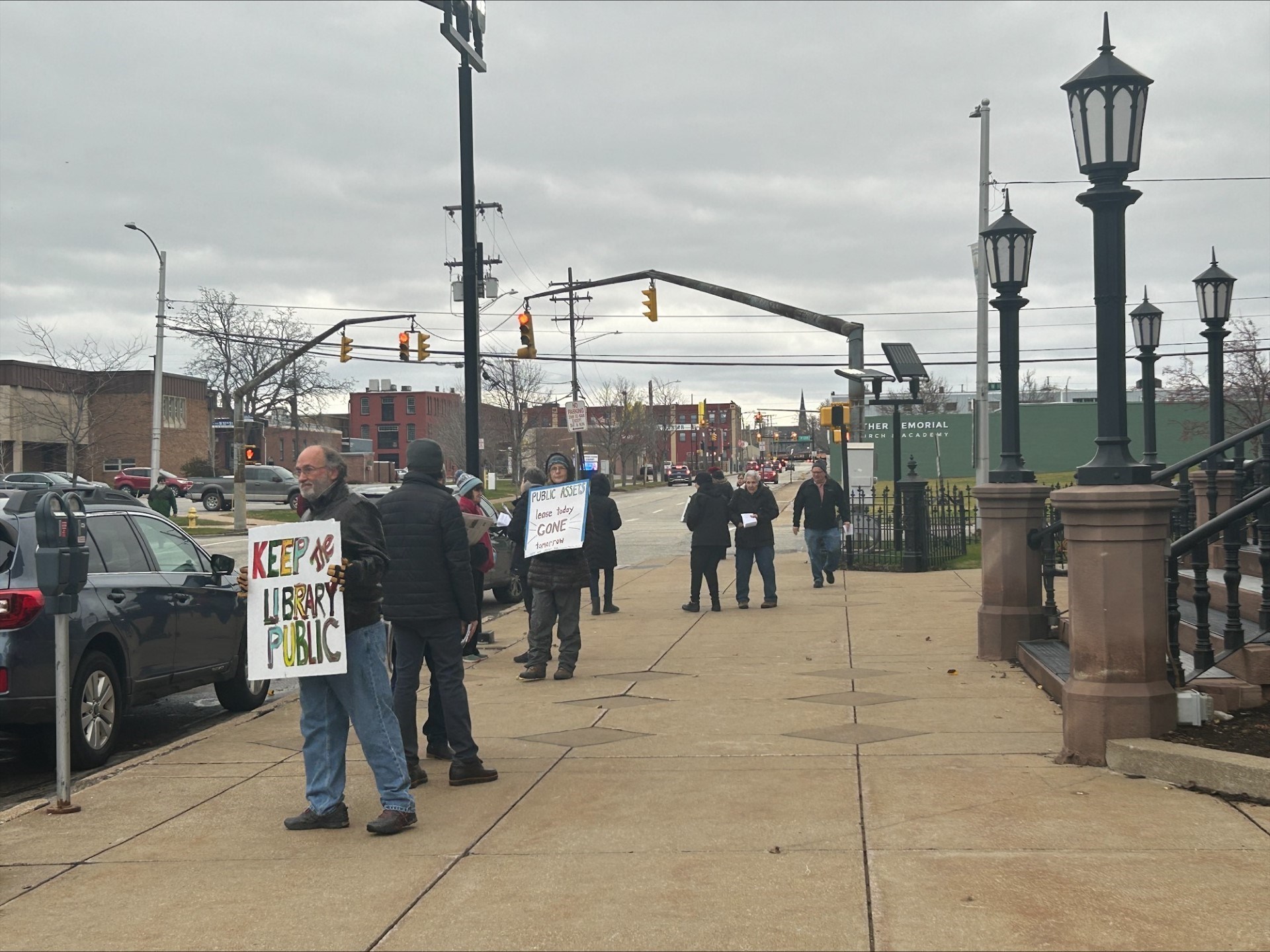 Demonstrations Continue Against Blasco Library