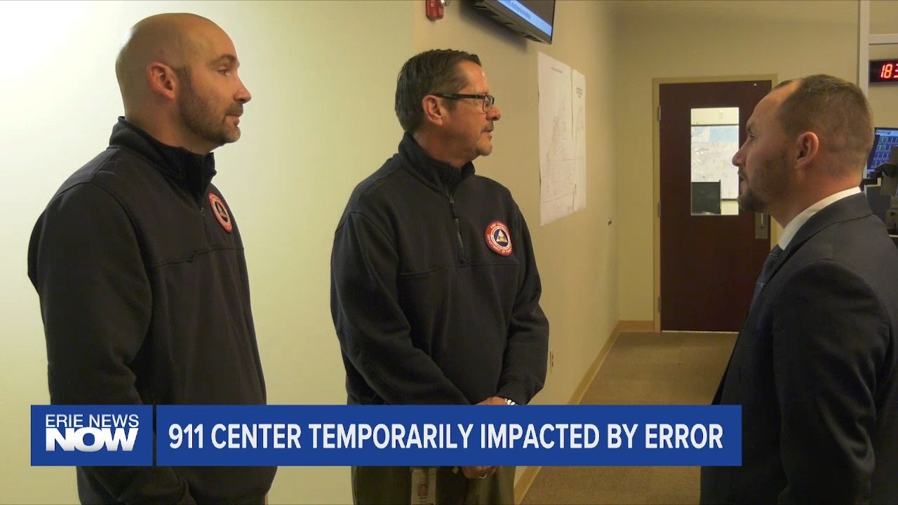 911 Center Temporarily Impacted by Error