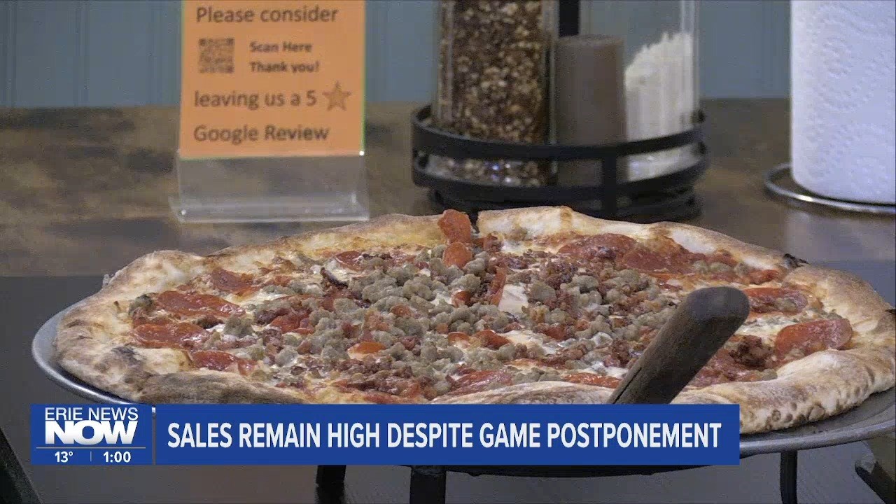 Pizza Sales Remain High Despite Bills/Steelers Postponement