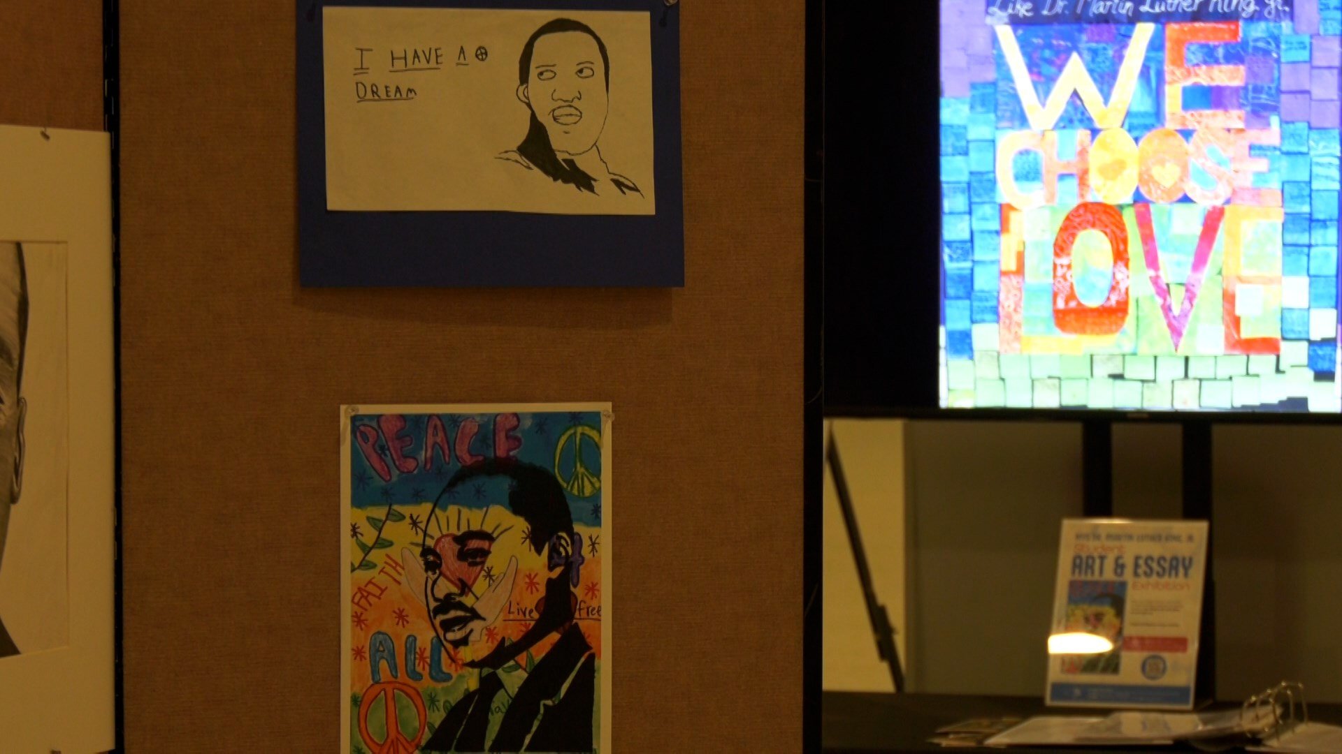 Students in New York memorialize Martin Luther King Jr. through artwork