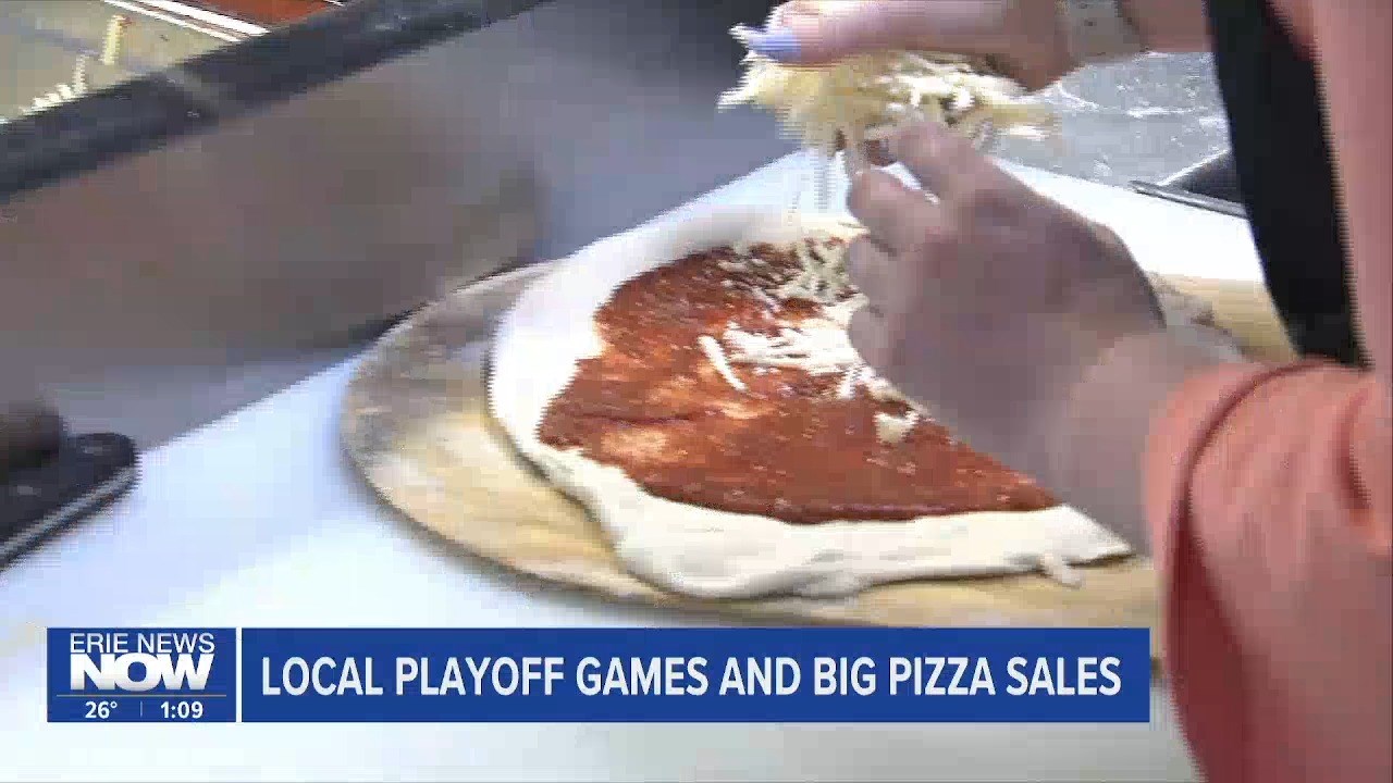 Pizza Shops Stay Busy During Playoff Season