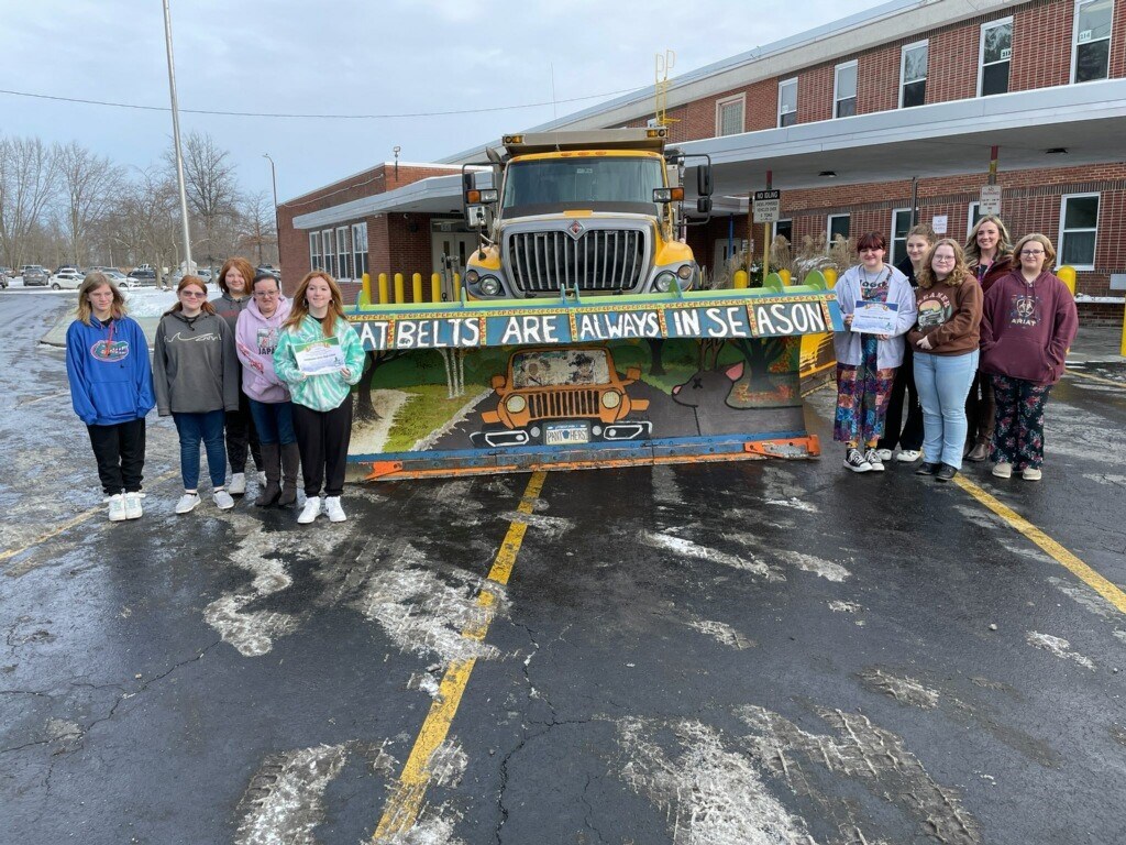 Commodore Perry High School Wins PennDOT's Paint the Plow Contest