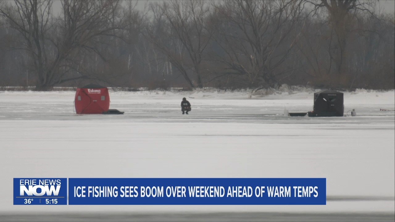 Ice Fishing Brings Boost in Sales for Bait & Tackle Shops as Warmer Weather Looms