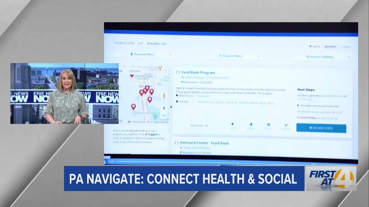 PA Navigate: Searchable Database of Local Health & Social Services