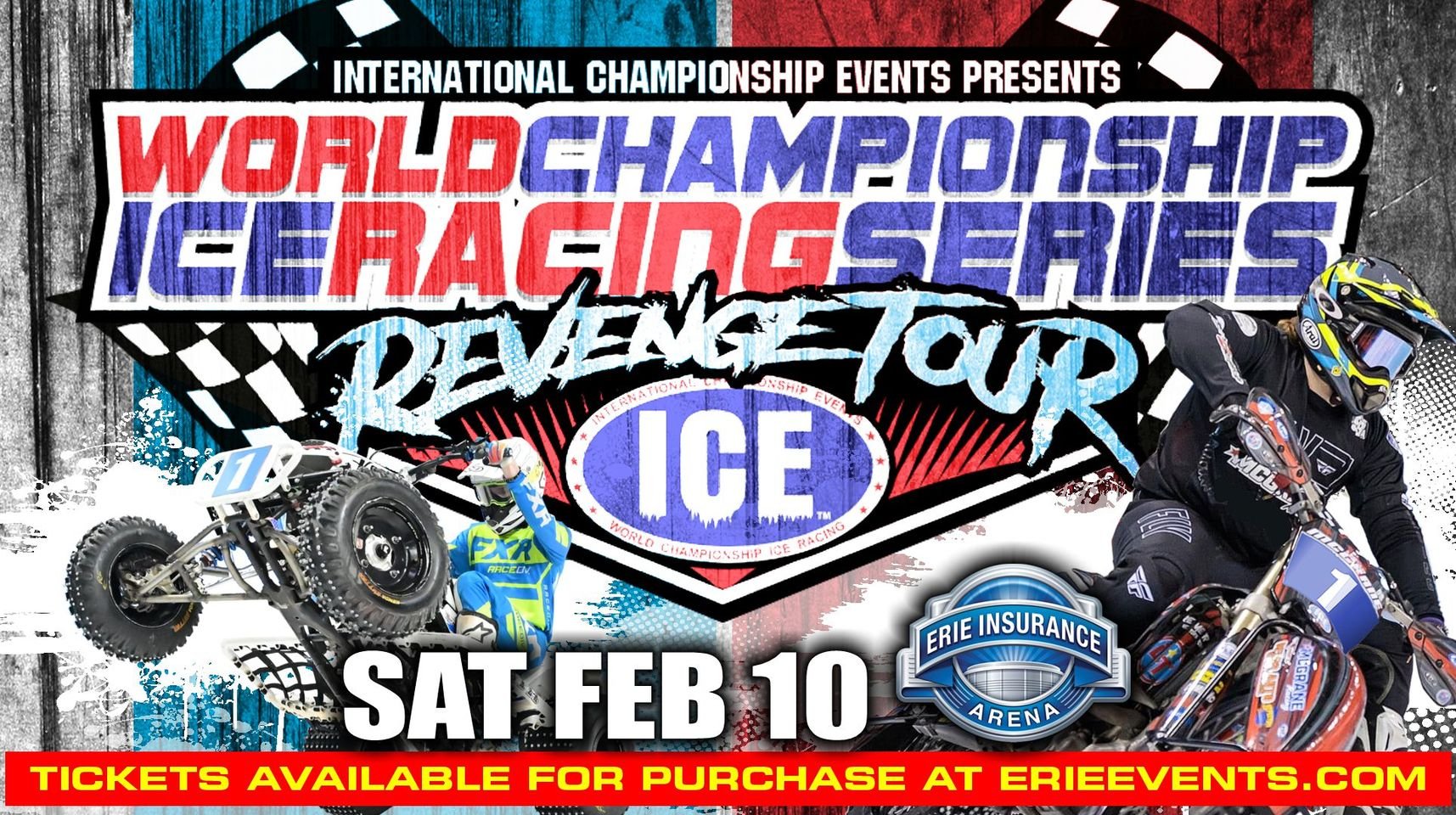 World Championship Motorcycle ICE Racing to Tear Up Track at Erie Insurance Arena