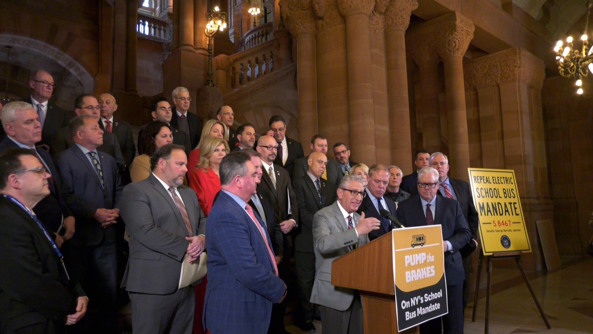 Efforts in Albany to roll back electric school bus mandate