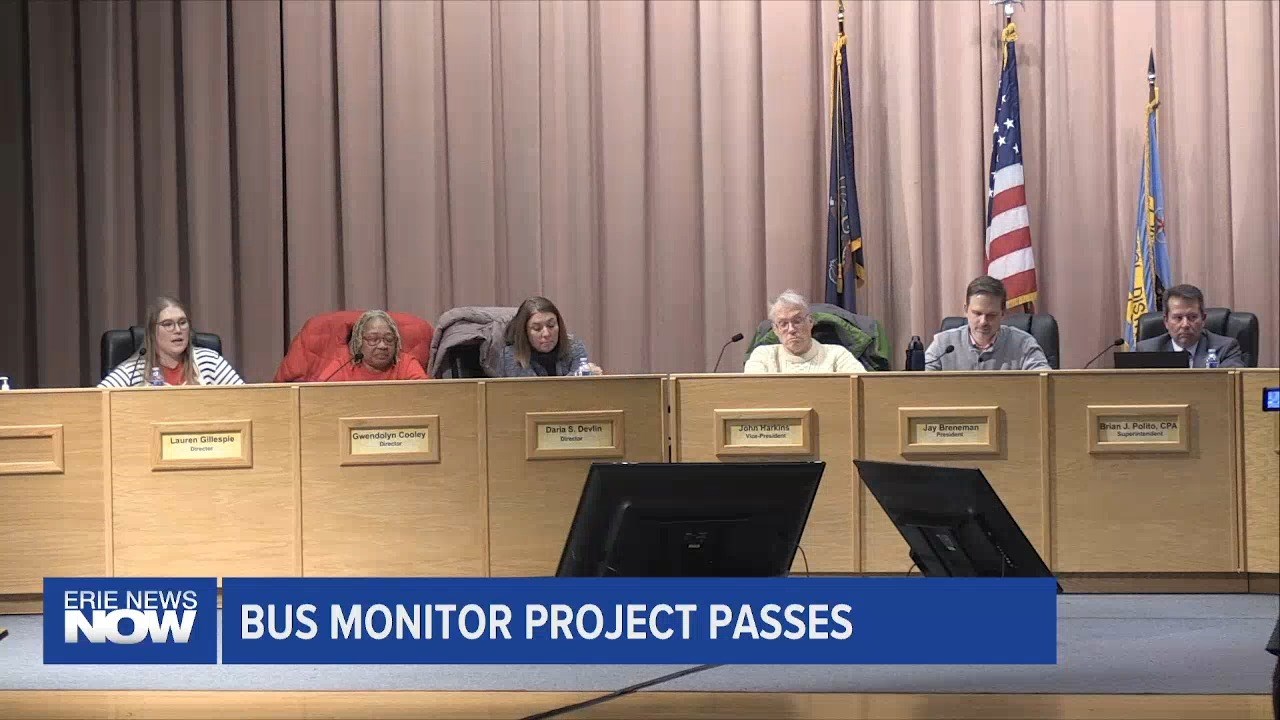 Erie School Board Passes Bus Monitoring Project