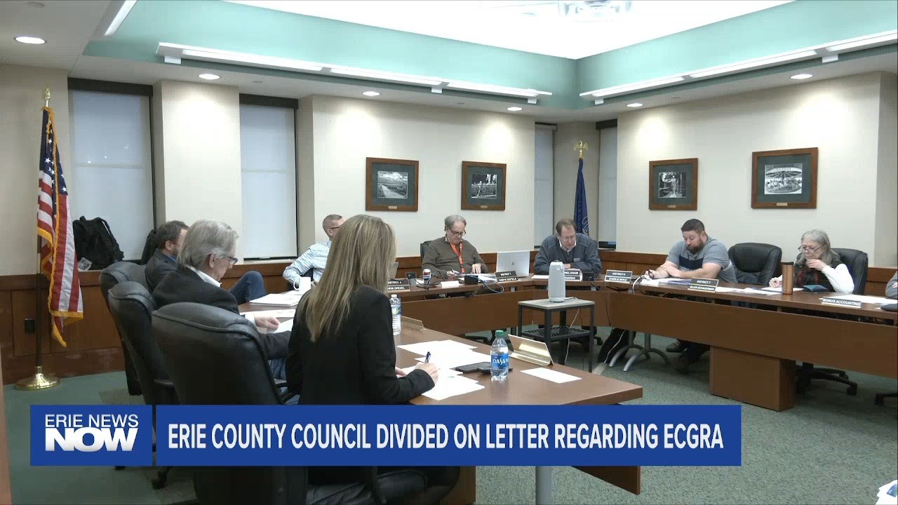 Erie County Council Divided on Letter Regarding ECGRA