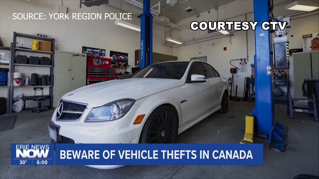 Traveling to Canada?  Beware of Chronic Vehicle Theft Issues