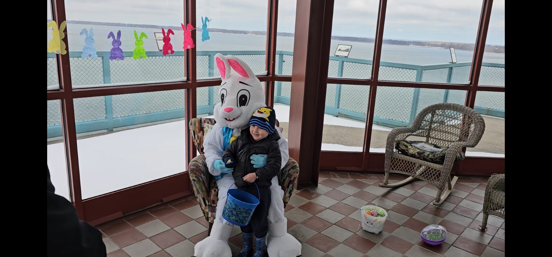 Easter Bunny Visits Bicentennial Tower