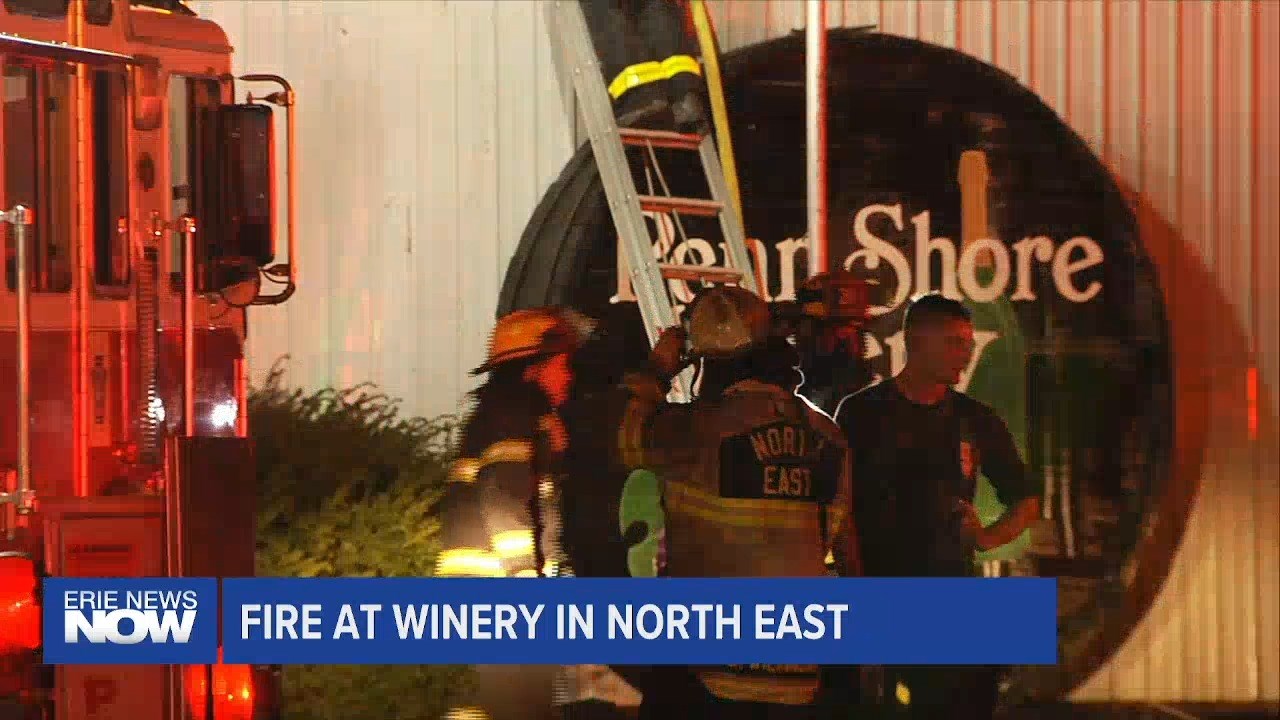 Fire Takes Over Winery in North East