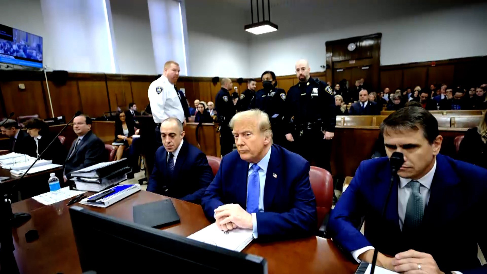 Trump held in criminal contempt in N.Y. hush money trial