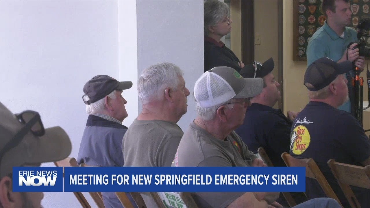 Springfield Meeting for New Emergency Siren