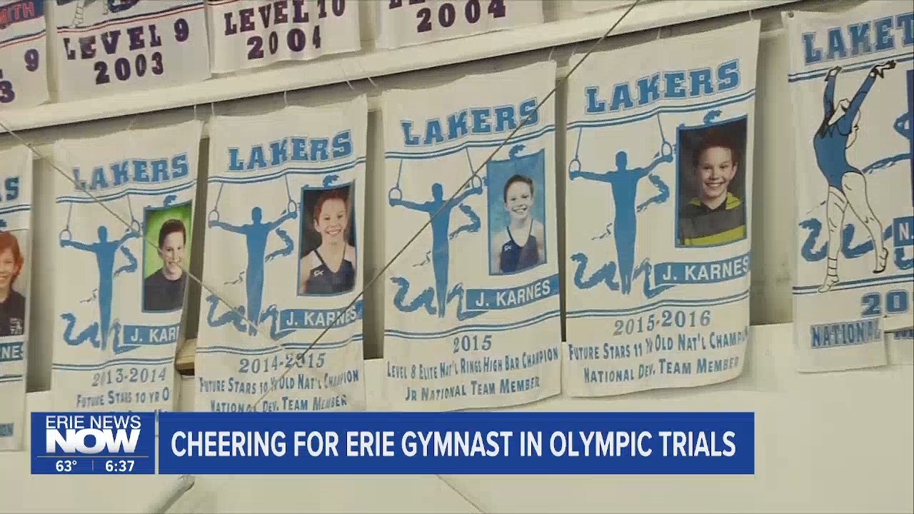 Lakettes Celebrates Erie Gymnast Heading to Olympic Trials