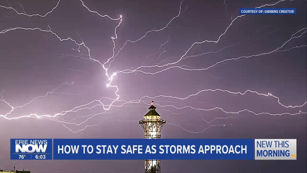 Lightning Reminders as Storms Expected