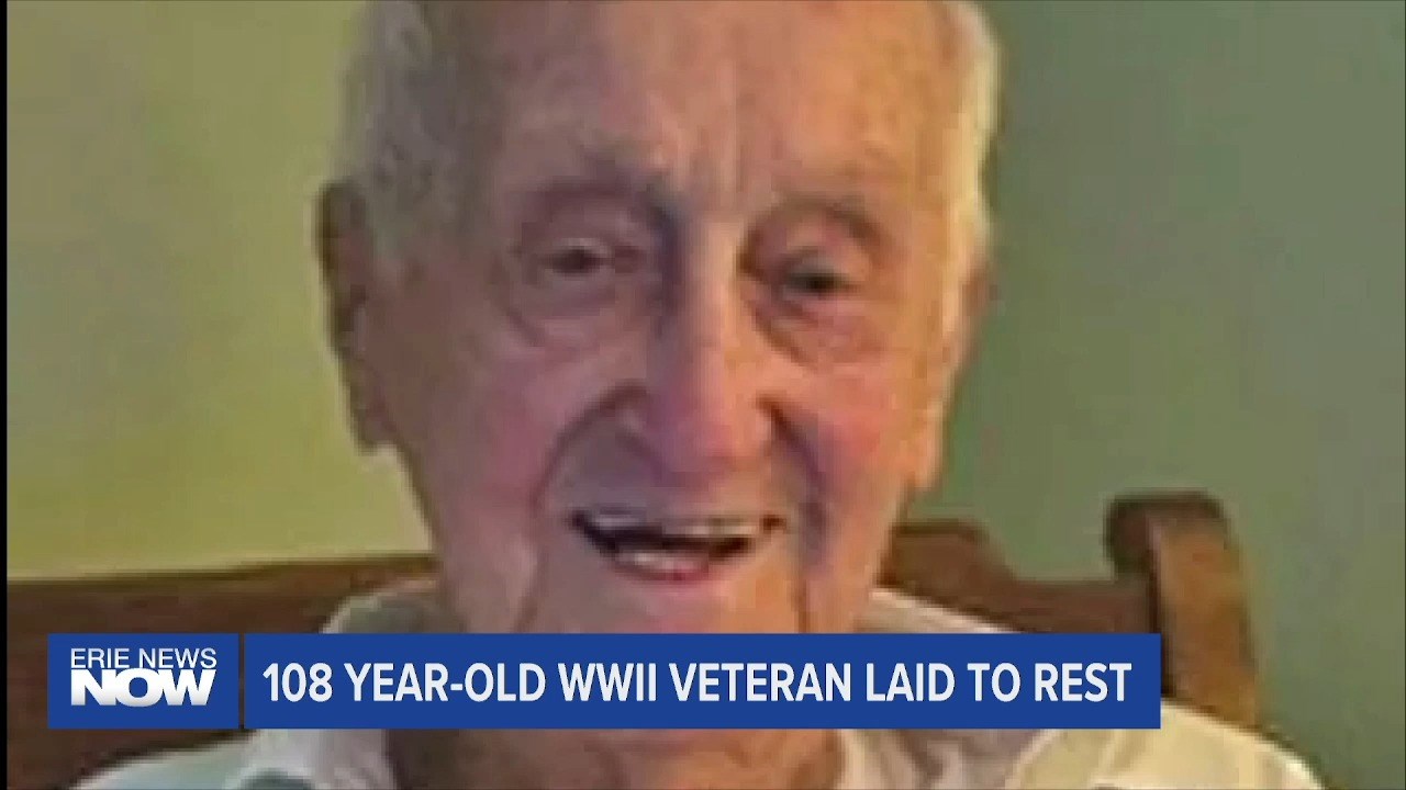 108-Year-Old WWII Veteran and Erie Native Laid to Rest