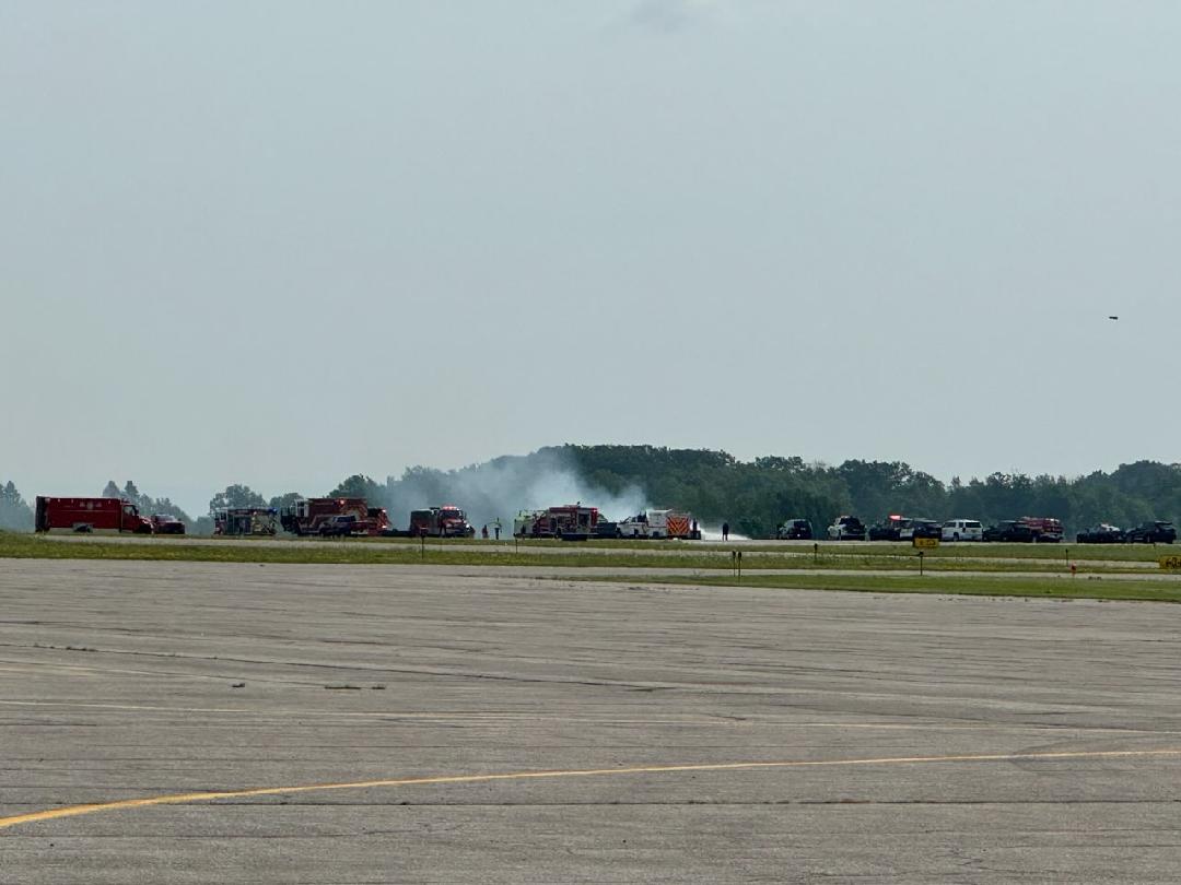 Pair Escape Serious Injuries Following Plane Crash at Jamestown, N.Y., Airport