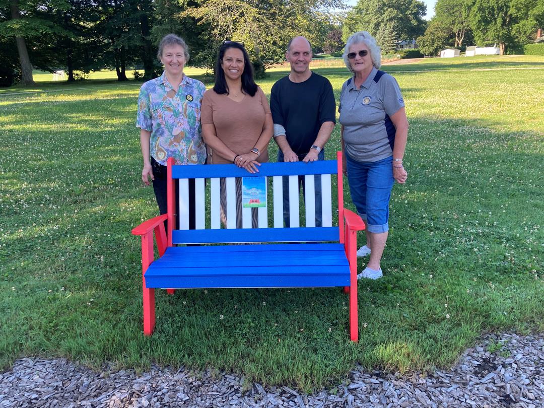 Local American Legion Donates Five Buddy Benches to Millcreek Township School District