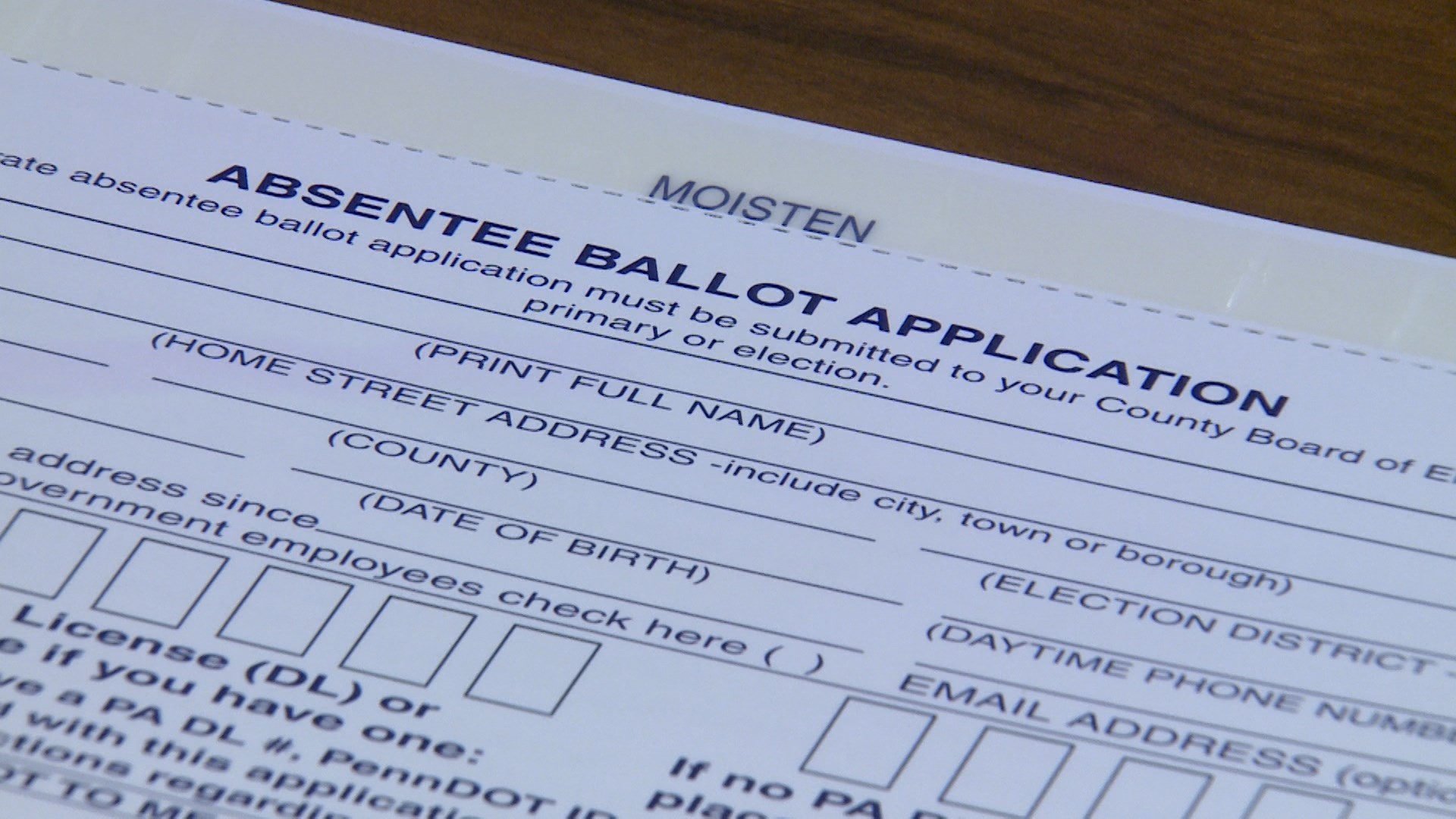 Deadline Passes to Request Absentee Ballot Erie News Now WICU and