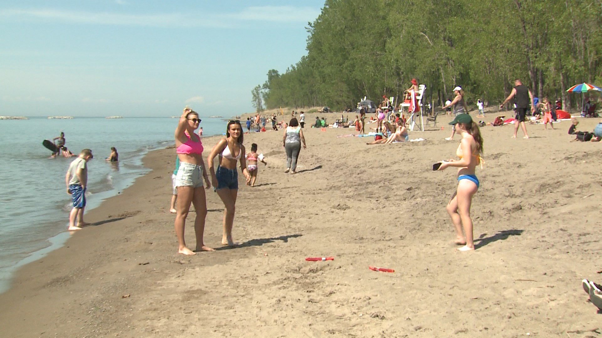 Holiday Weekend Attendance Down at Presque Isle image image