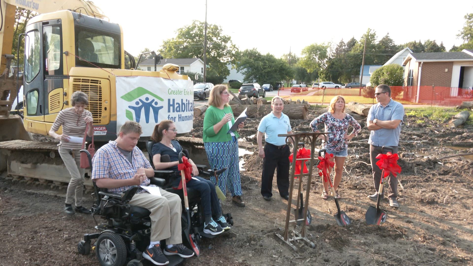 Habitat for Humanity Breaks Ground on the Future Home for Erie Couple