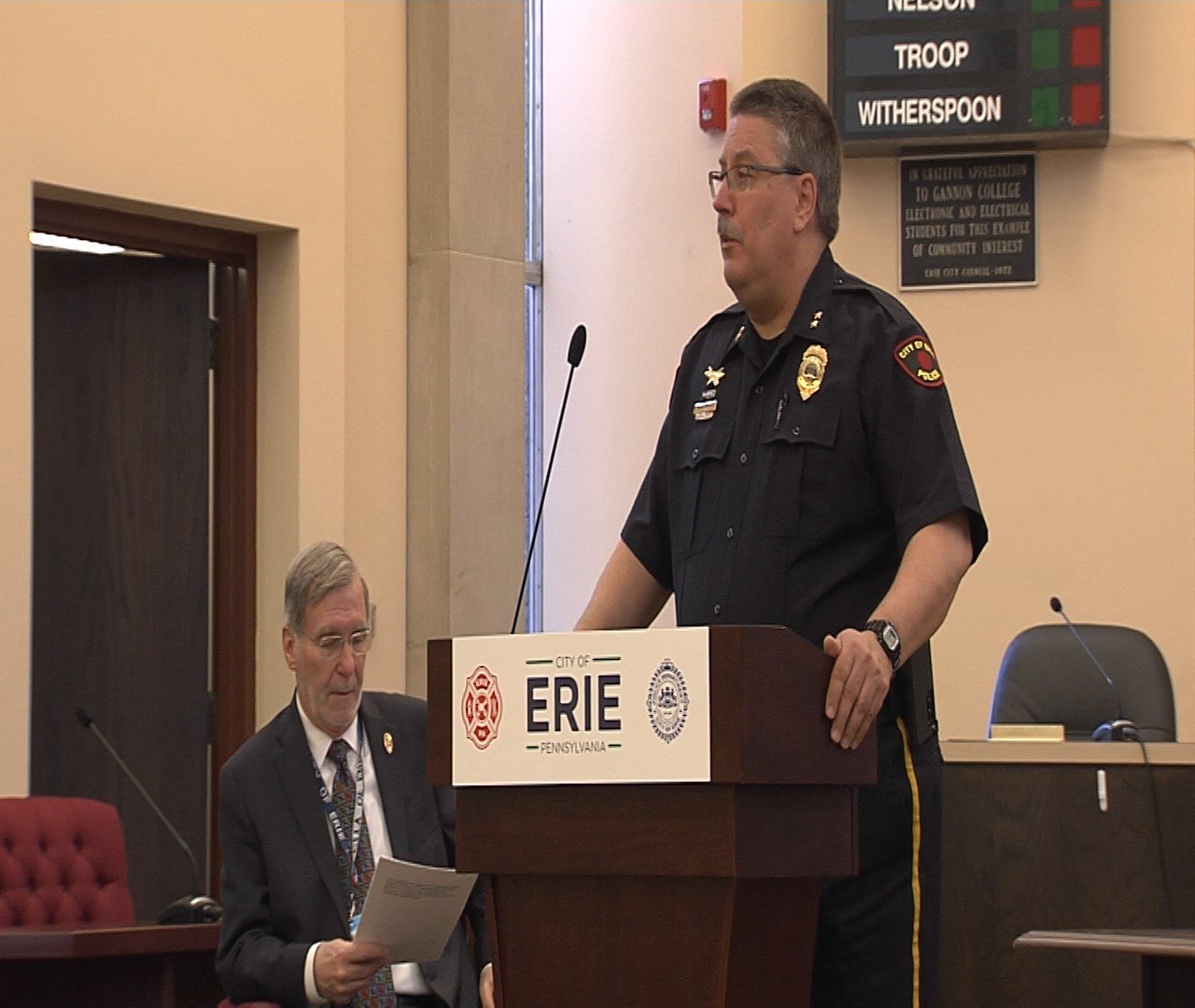 City of Erie's Crime Statistics Revealed at Mayor Joe Schember's Weekly