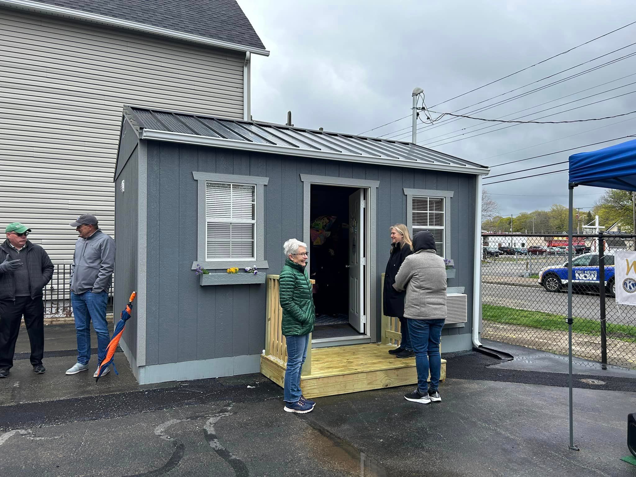 First Tiny Home Unveiled in the City of Erie Erie News Now WICU and WSEE in Erie, PA