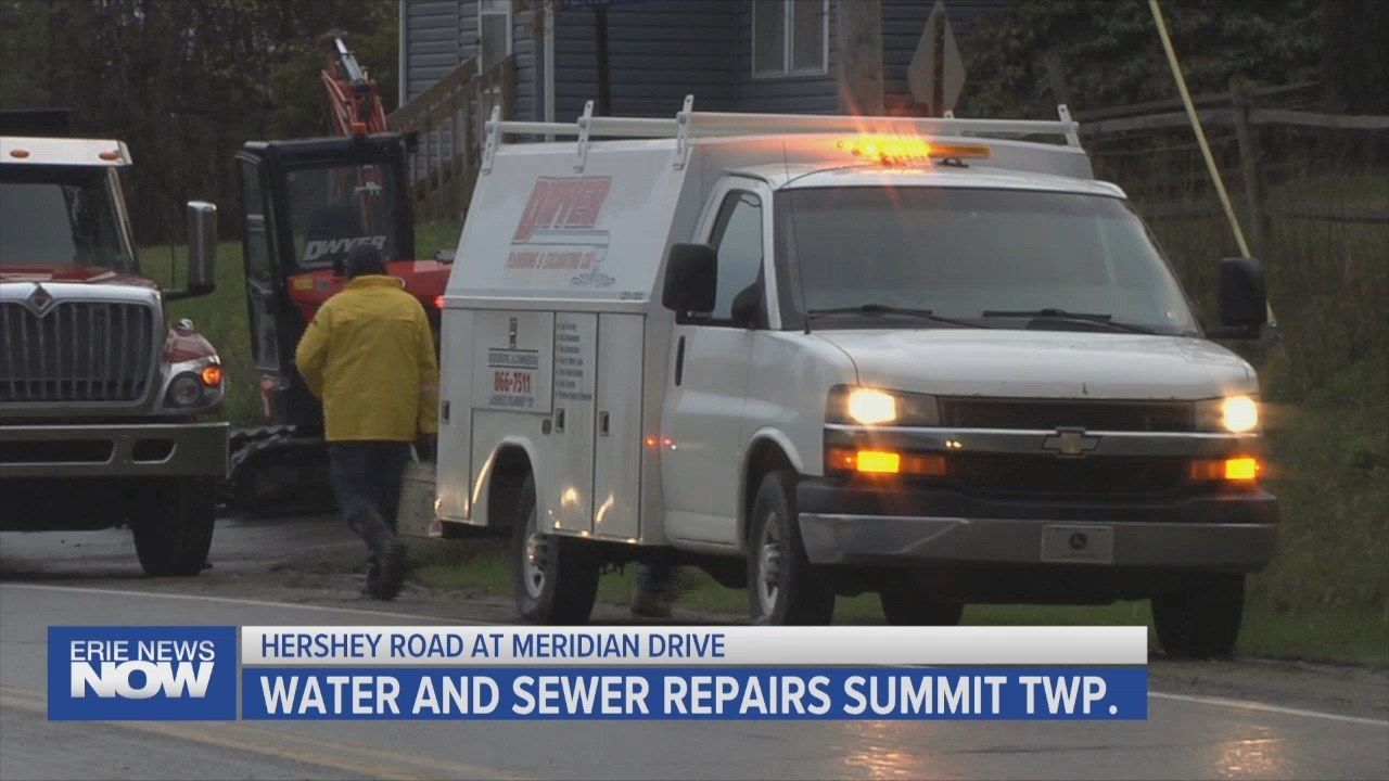 Water Main Repairs in Summit Township Erie News Now WICU and WSEE