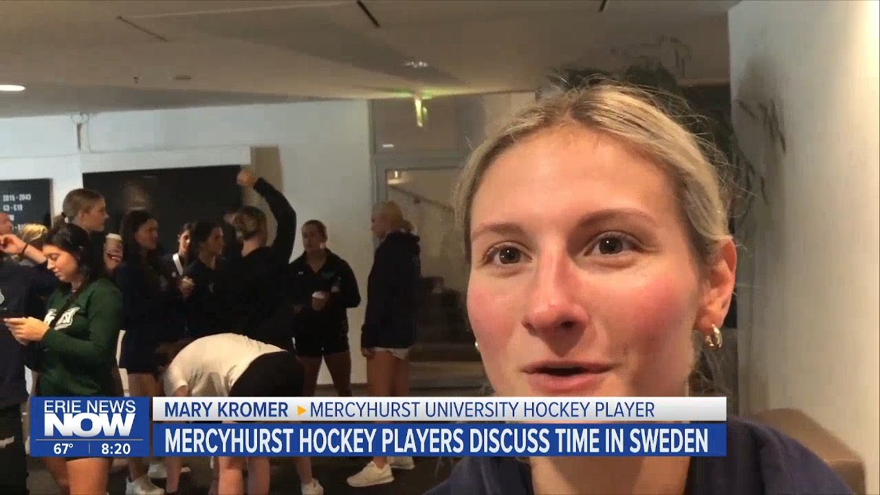 Mercyhurst University Women S Hockey Team Wraps Up Time In Sweden Erie News Now Wicu And