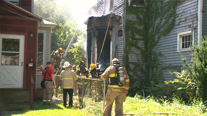 Erie Firefighter Injured Battling House Fire with Hoarder Conditions