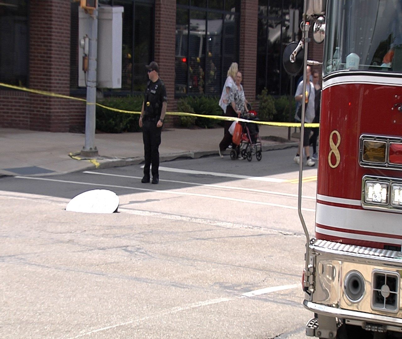 Manhole Cover Pops off in Downtown Erie Lilly Broadcasting