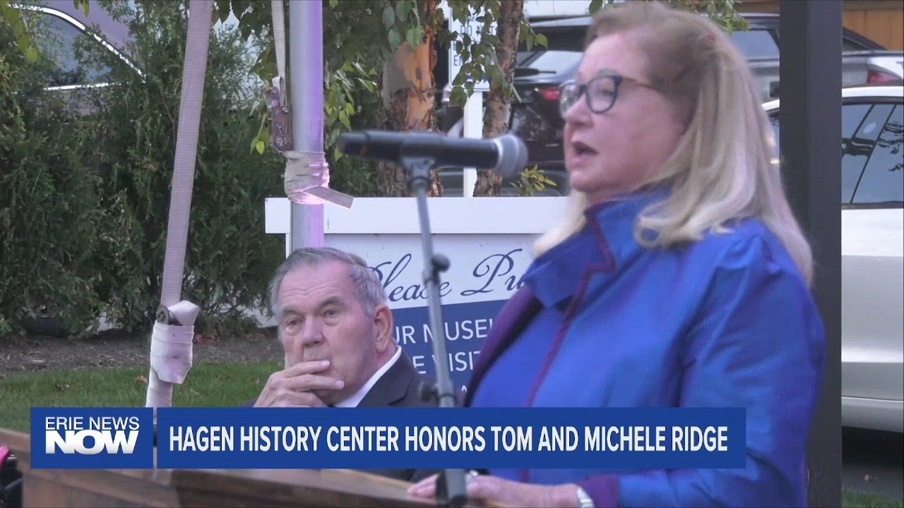 Hagen History Center Honors Tom and Michele Ridge Erie News Now